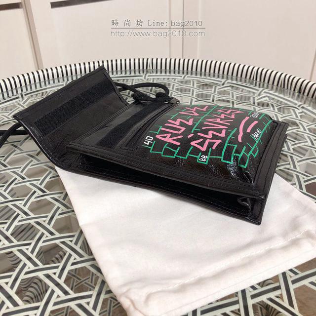 Balenciaga女包 巴黎世家經典款手機包 塗鴉款 巴黎世家小挎包 男女通用  csbl1151